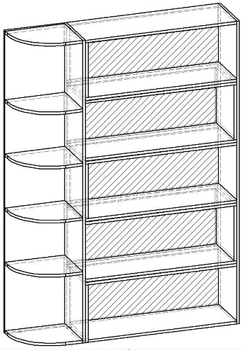 Стеллаж Норд-10.05 - фото 2
