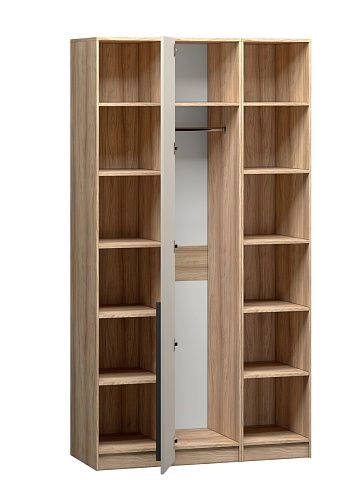 Шкаф распашной Хейсон-29 Кашемир Блэквуд Ячменный - фото 4