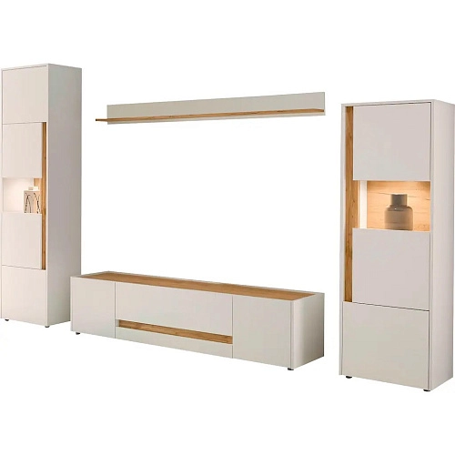 Стенка Анси-1 Белый - фото 2