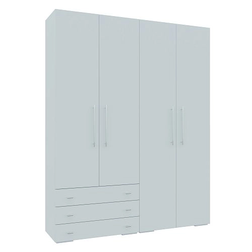 Шкаф распашной Калифорния-Стиль-8 Сумеречный Голубой - фото 4