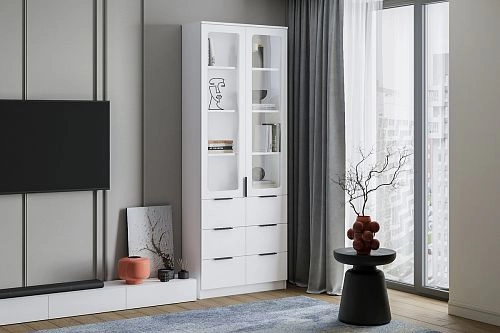 Шкаф для книг Модена 2.5 - фото 1