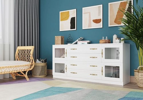 Комод Карлос-062 Белый - фото 4