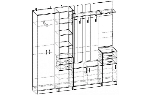 Прихожая Горизонт-4 - фото 2