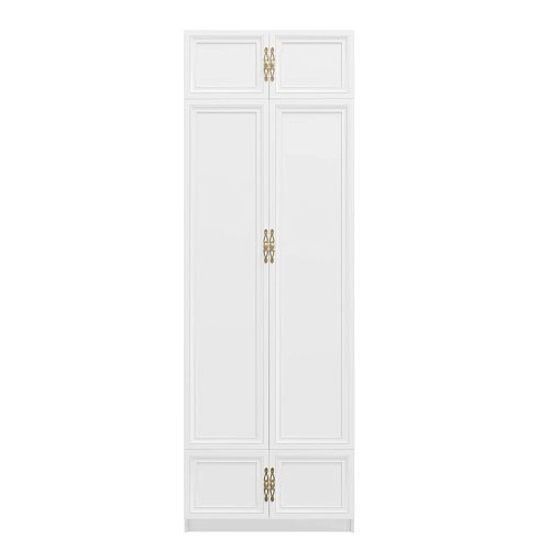 Шкаф распашной Карлос-026 Белый - фото 2