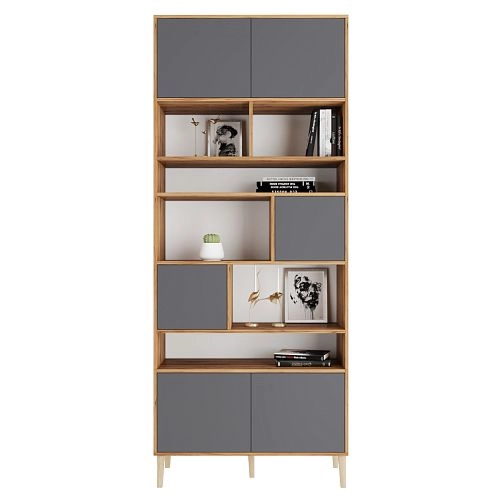 Стеллаж Скарлет-8 Графит - фото 4