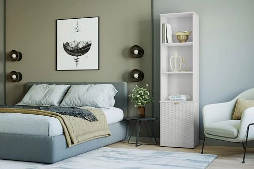 Стеллаж Тоди-1 Белый - фото 1