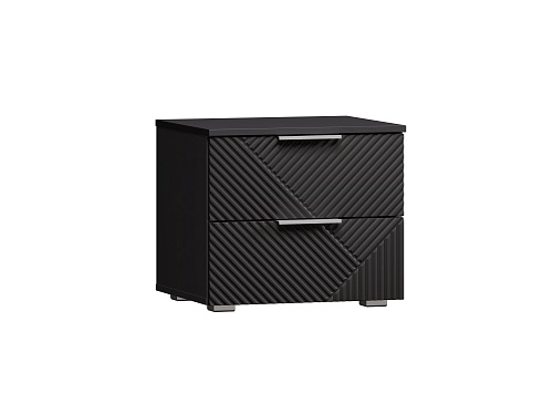 Тумба прикроватная Салерно NEW 2 Черный - фото 2