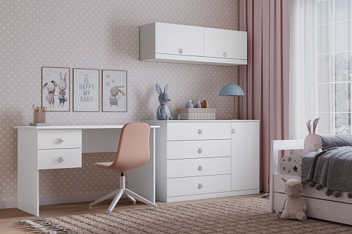 Стенка детская Скарабей-5 Белый - фото 1