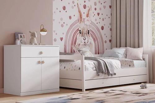 Комод Скарабей-1 Белый - фото 5