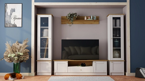 Стенка Прато-2 Белый - фото 1