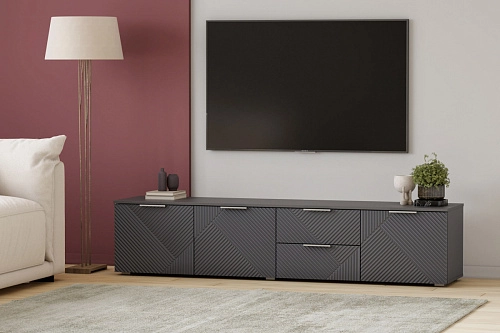 ТВ тумба Салерно NEW 1 Графит - фото 1