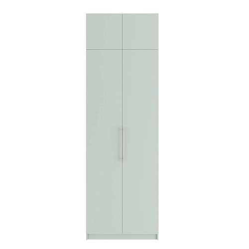 Шкаф распашной Калифорния-2 с антресолью Пастельный Зеленый - фото 3