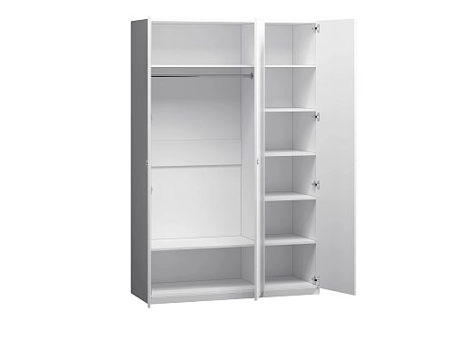 Шкаф распашной Скарабей-3 Белый - фото 6