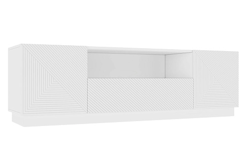 ТВ тумба Алиса 3 Белый - фото 2