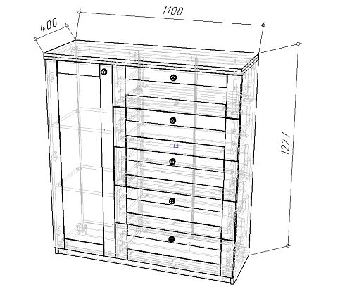 Комод София РАХ-5 - фото 2