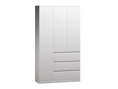Шкаф распашной Стефани Мальм-3 Белый - фото 2