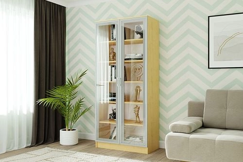 Книжный шкаф Альма-7 Клён - фото 1