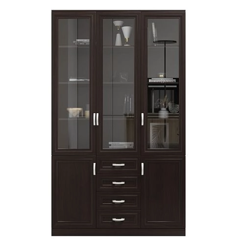 Шкаф Библиотека Библиограф 3.8 Рельеф Венге - фото 4