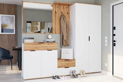 Прихожая Санти 1 Белый - фото 1