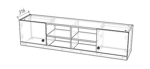 Антресоль Банни-4 Белый - фото 4
