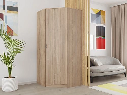 Шкаф угловой Алиса-1 Дуб Сонома - фото 1