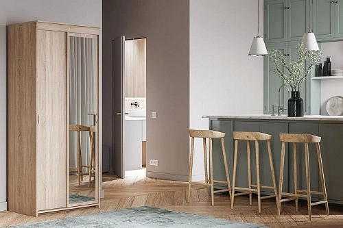 Шкаф-купе Миллениум-2 Дуб Сонома - фото 1