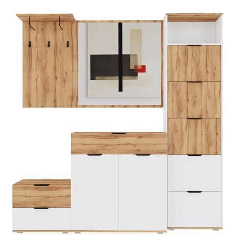 Прихожая Санти 2 Белый - фото 4