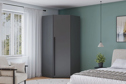 Шкаф угловой Лорена Пакс Графит - фото 1