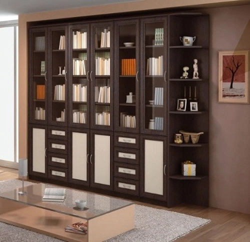 Шкаф для книг Милан - фото 1