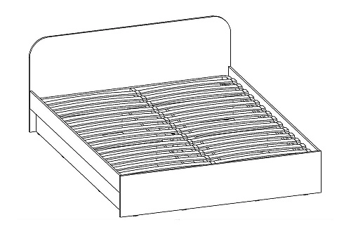 Кровать Полина, ширина-80 - фото 5