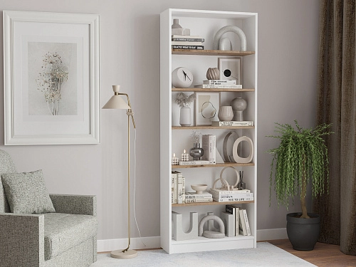 Стеллаж Оренсе-10 Белый - фото 1