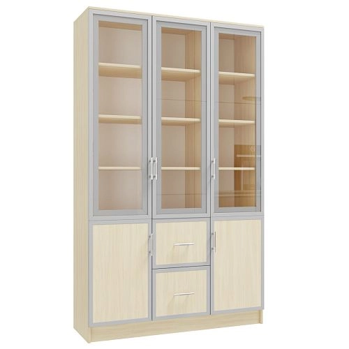 Книжный шкаф Альма-16 Дуб Молочный - фото 3