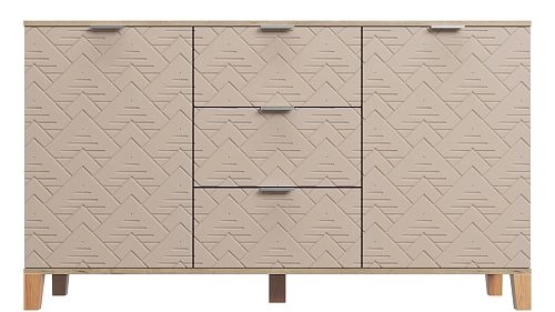 Комод Марвин Йорк 4 фрезеровка 4 Роза - фото 2