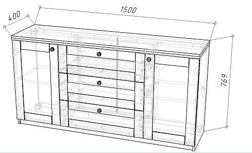 Комод София РАХ-7 - фото 4
