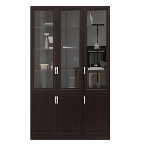 Шкаф Библиотека Библиограф 3.3 Рельеф Венге - фото 4