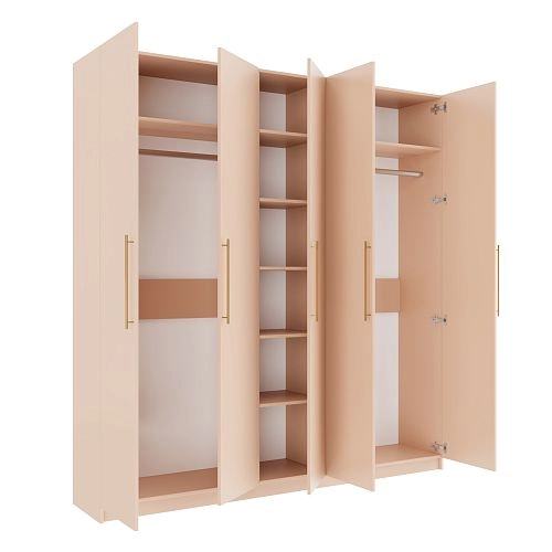 Шкаф распашной Калифорния-5 Сатин - фото 3