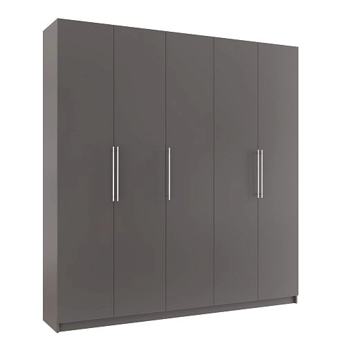 Шкаф распашной Калифорния-5 Графит - фото 5