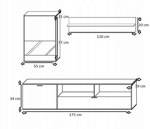 Стенка Ното 5 Белый - фото 2