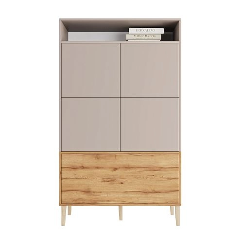 Стеллаж Скарлет-9 Дуб Золотистый - фото 4