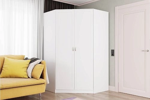 Шкаф угловой Стильный-2УР Белый - фото 1