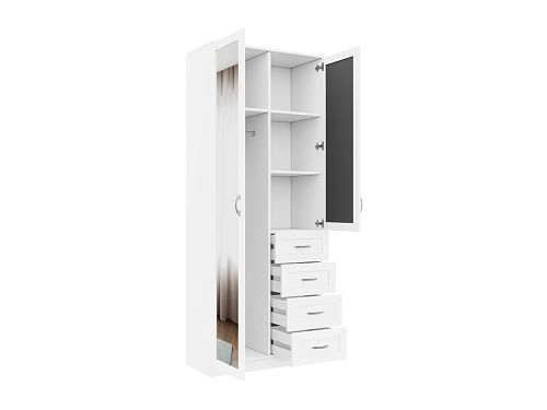 Шкаф распашной Стелла-8 Белый - фото 2