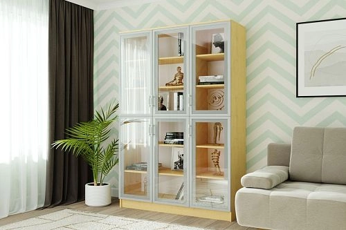 Книжный шкаф Альма-14 Клён - фото 1