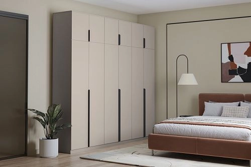 Шкаф распашной Марсель-6 с антресолью Кашемир - фото 1