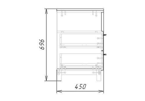 Тумба прикроватная Техас-2 МДФ - фото 5