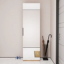 Пенал Астрис-2 с зеркалом Белый