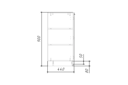 Тумба Лорена Пакс-3 Дуб Золотистый - фото 6