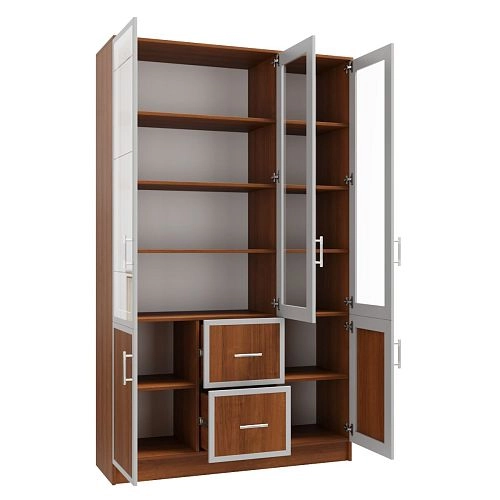 Книжный шкаф Альма-16 Орех Экко - фото 4