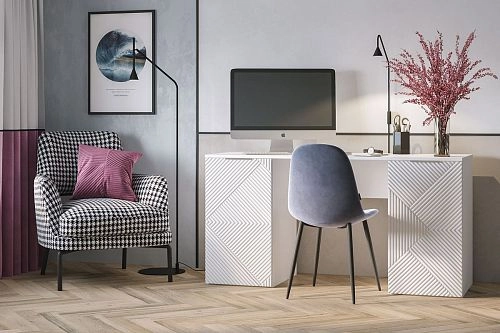 Стол письменный Салерно 3 NEW Белый - фото 1