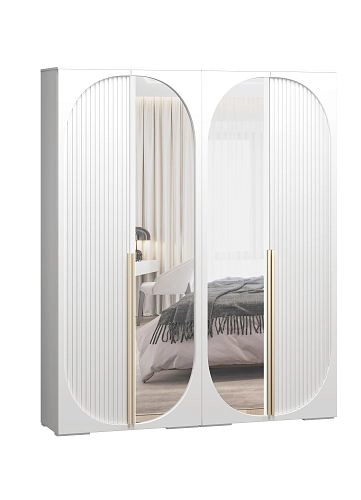 Шкаф распашной Брей-2.1 Белый - фото 2