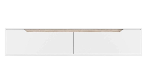 ТВ тумба подвесная Бонди-1 Белый - фото 3